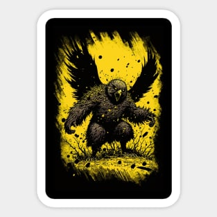 Mörk Borg Bestiary - Owlbear Sticker